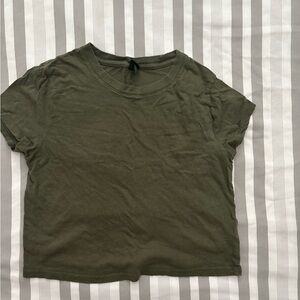 Olive Green Women's Casual Top